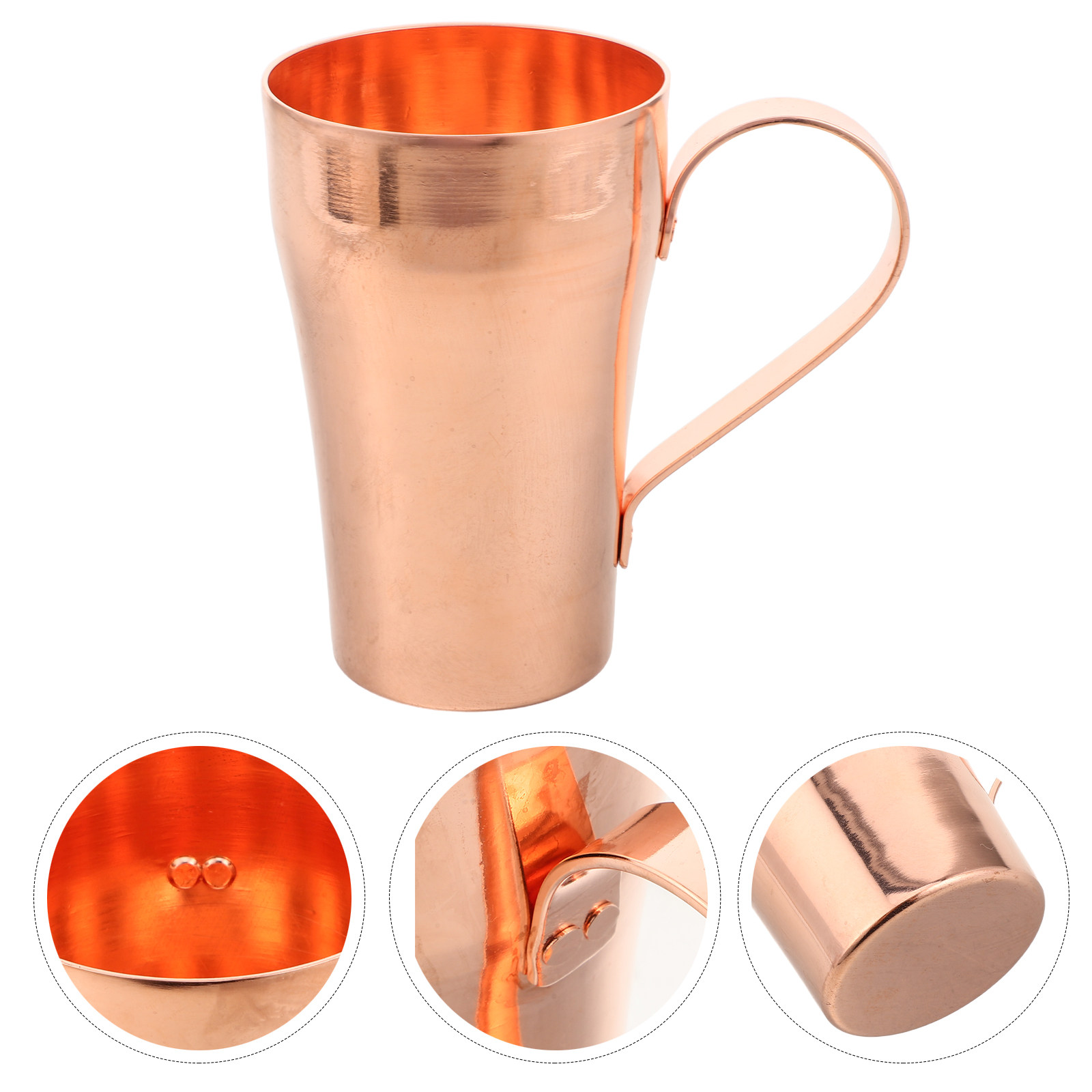 Ayurvedic & Herbal Wellness Kits - Kubek do picia z czystej miedzi,