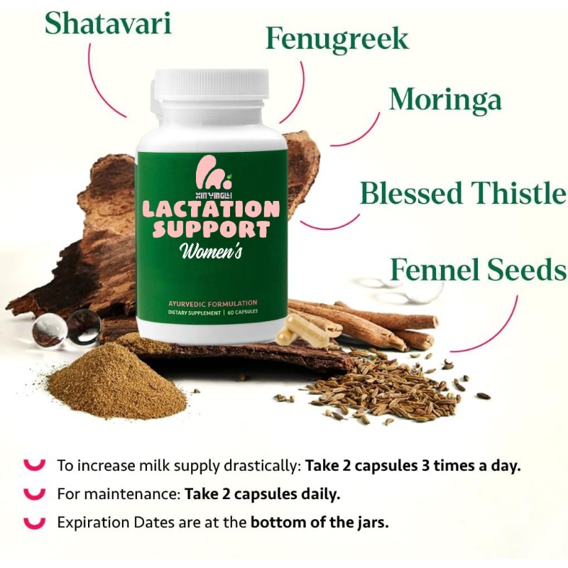 Ayurvedic & Herbal Wellness Kits - 60 kapsułek ayurvedyjskiego suplementu do karmienia