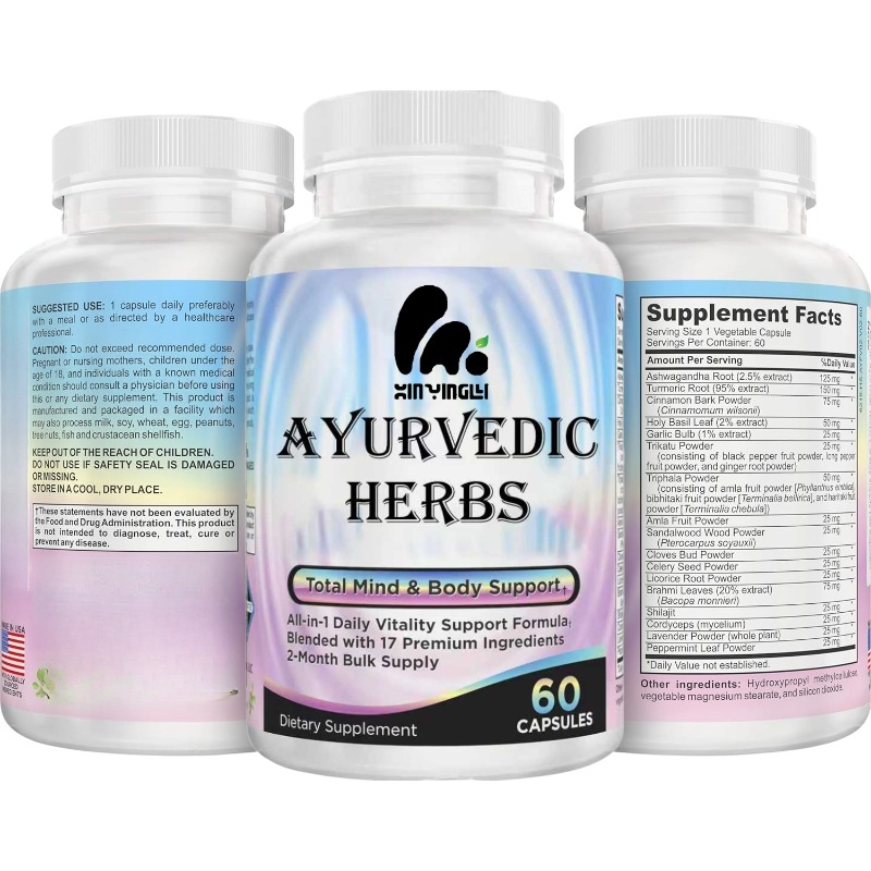 60 kapsułek z kompleksem zioło – Ayurvedic & Herbal Wellness Kits recenzja i cena